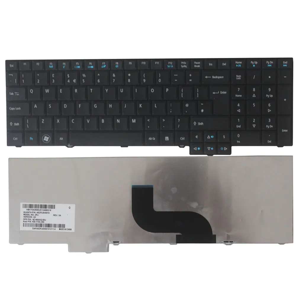 Клавиатура для ноутбука Acer TravelMate 5760 TM5760 5760G 5760Z 5760ZG TM6595 6595 6595tg 6596G 6595T 6595TG TM6495T