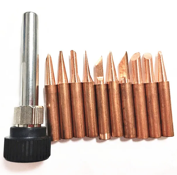 900M-T Copper Soldering Tip Replace for HAKKO 936/933 Station Solder Irons 