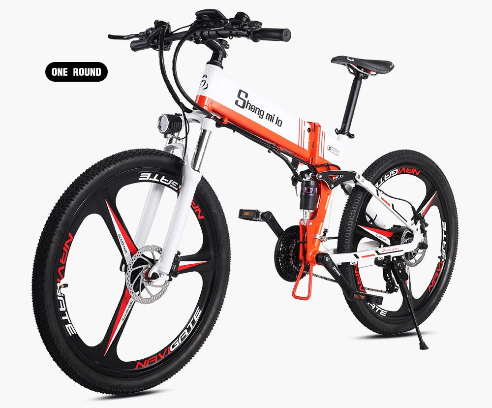 Электрический велосипед, внедорожный электрический складной велосипед, 21 скорость 10 А.ч 48В 350Вт 110 км, встроенный литиевый аккумулятор электрический 26 а/ч|electric bicycle folding|electric bicycleelectric bike | АлиЭкспресс