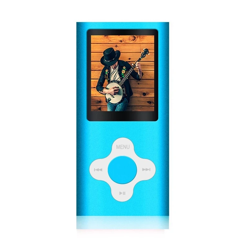 Stylish Mp3/Mp4 Player With A 16Gb Micro-Sd Card,Support Photo Viewer,Mini Usb Port 1.8 Lcd,Digital Music Player,Media Player,Mp