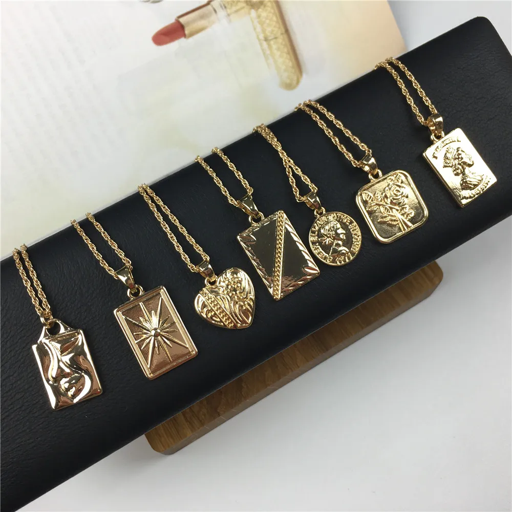 Trendy Lovely Women Necklace Gold Color 