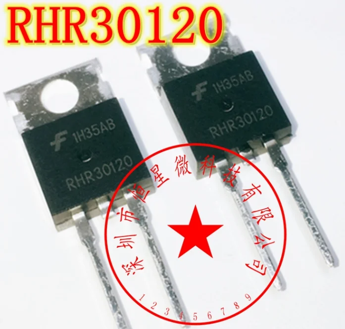 

Mxy 5 шт./лот RHRP30120 RHR30120 и 30A 1200V Hyperfast Diode TO-220-2