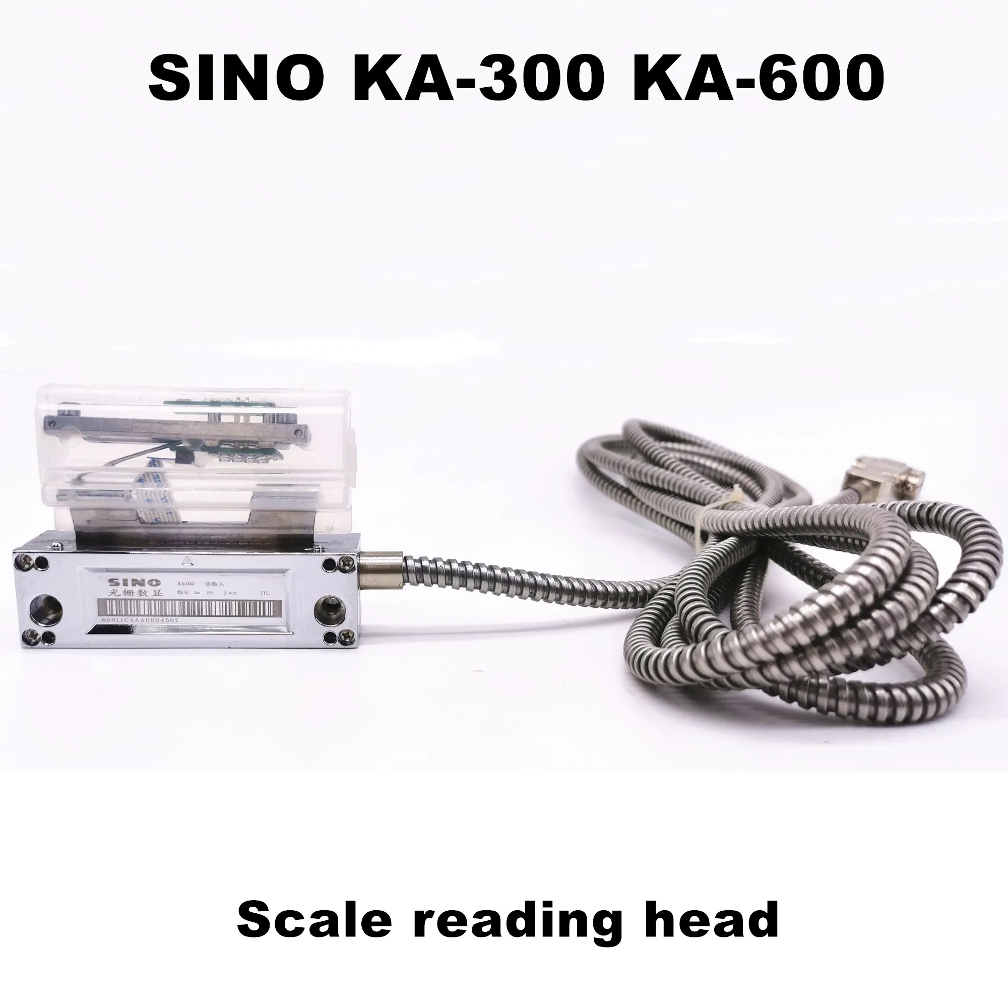 카운 Sino 선형 스케일 광학 인코더 독서 헤드, KA-300 KA-600 눈금자 이동 판독기, 3 미터 케이블 포함, KA300, KA600, 0.005mm, 0.001mm 카운 Sino 선형 스케일 광학 인코더 독서 헤드, KA-300 KA-600 눈금자 이동 판독기, 3 미터 케이블 포함, KA300, KA600, 0.005mm, 0.001mm