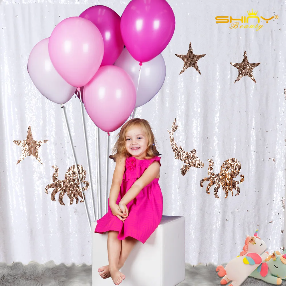 

Sequin Backdrop 2FTx8FT White Mermaid Photography Background Sparkly Curtain Selfie Wall for Wedding Party Decoration