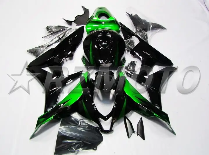 

Injection Mold New ABS Motorcycle Full Fairing Kit 100% Fit For Honda CBR600RR 600 07 08 F5 2007 2008 Fairings black green