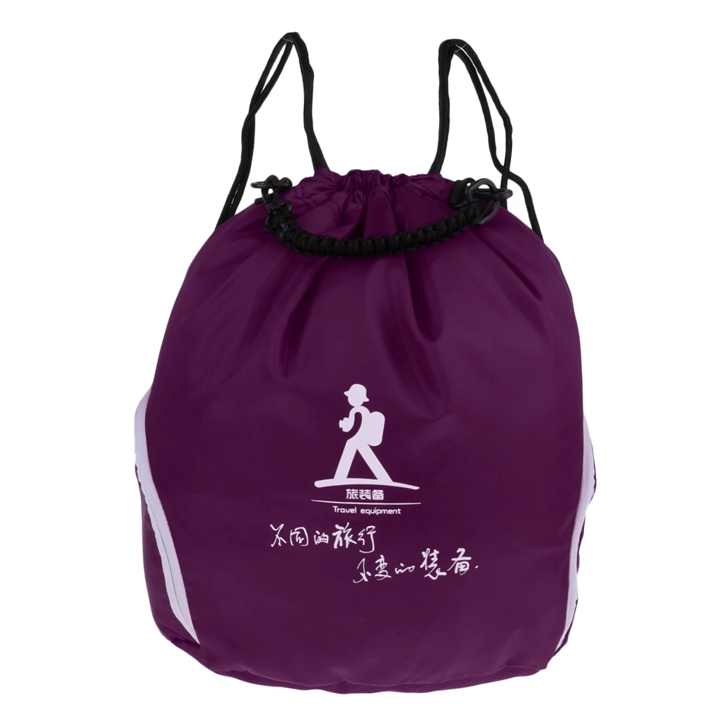 Unisex Bag Drawstring Sack Sport Travel Outdoor Backpack Waterproof Soft Lightweight and Durable Drawstring Backpack