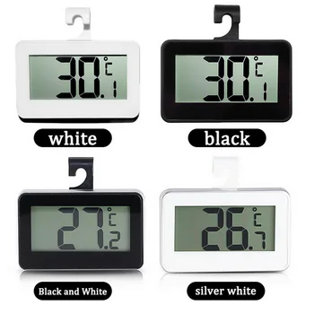 

LCD Digital Screen Precision Refrigerator Thermometer Adjustable Stand Magnet Waterproof Digital Refrigerator Freezer Room Hot