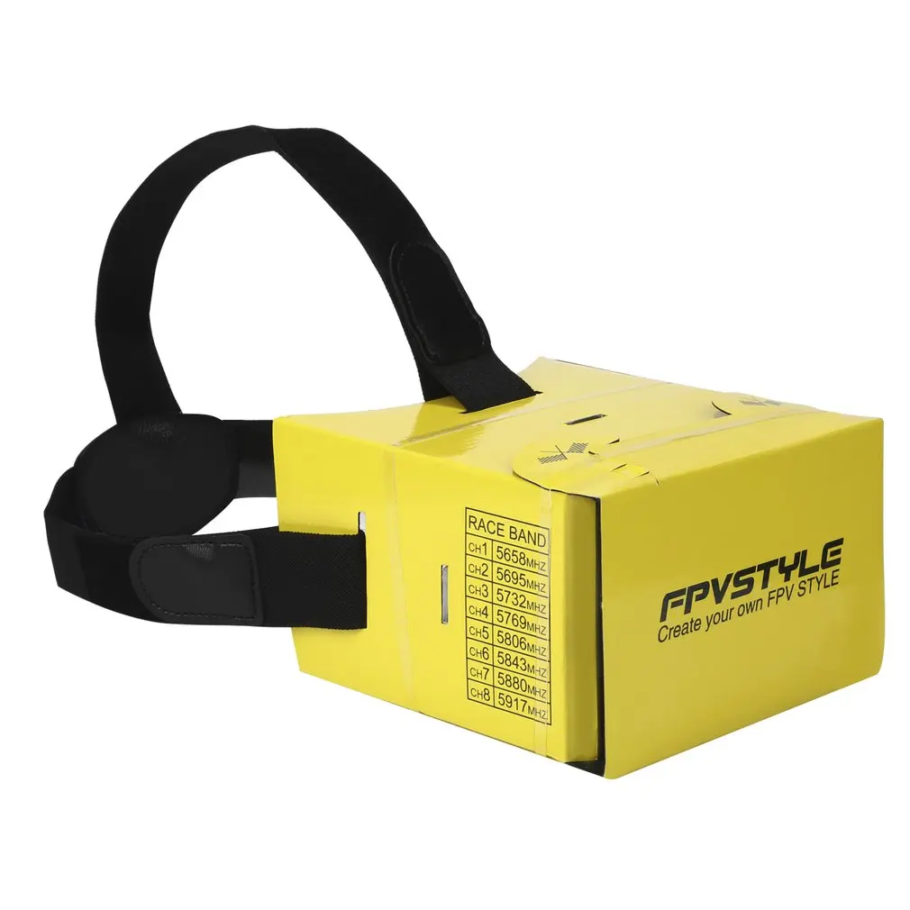 YKS DIY прочный складной легко носить с собой желтый FPV карты доска очки Азм карты очки бумага для 5 дюймов ЖК-монитор комплект