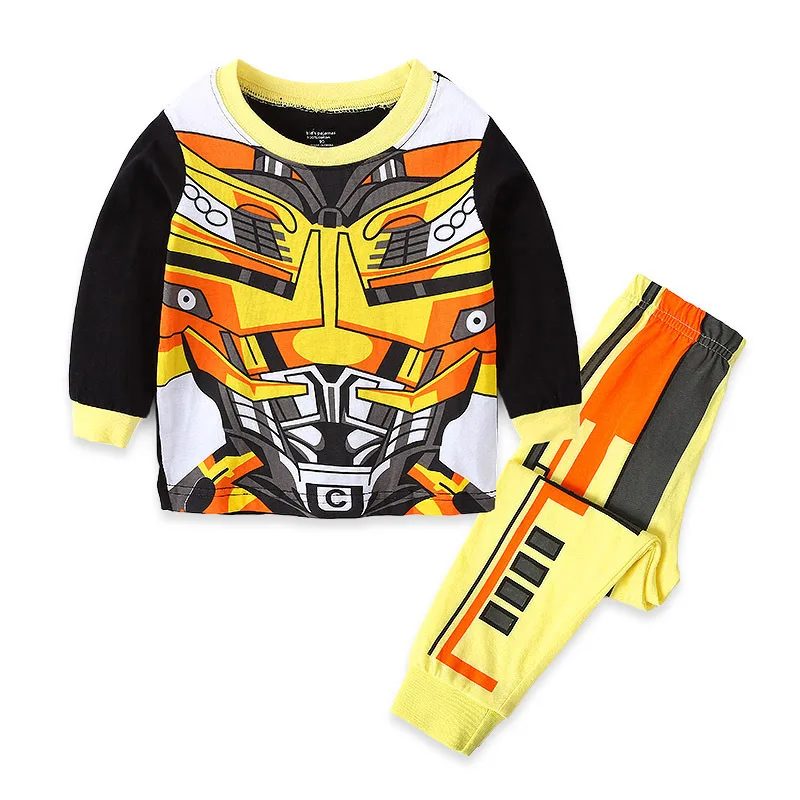 P8057 Пижама; infantil Gecelik Roupas Koszula; ночная рубашка с рисунком; Рождественская Пижама для мальчиков; Пижама; детская пижама для мальчиков; комплект с машинкой - Цвет: P8057