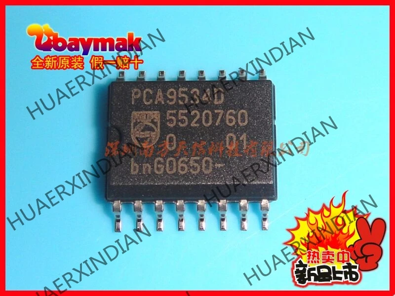 10 шт. новые и оригинальные PCA9534D PCA9534 SOIC-16 I/O