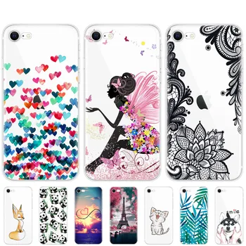 

For iPhone SE 2020 Case Soft TPU Silicon transparent Cover For Apple iPhoneSE 4.7inch Fundas Coque Etui Bumper Skin shockproof