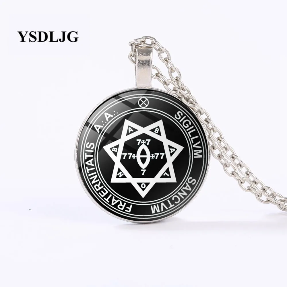 GDRGYB Esoteric ожерелье-Argentum Astrum Seal Thelema-оккультный алейстер Crowley подарок на заказ