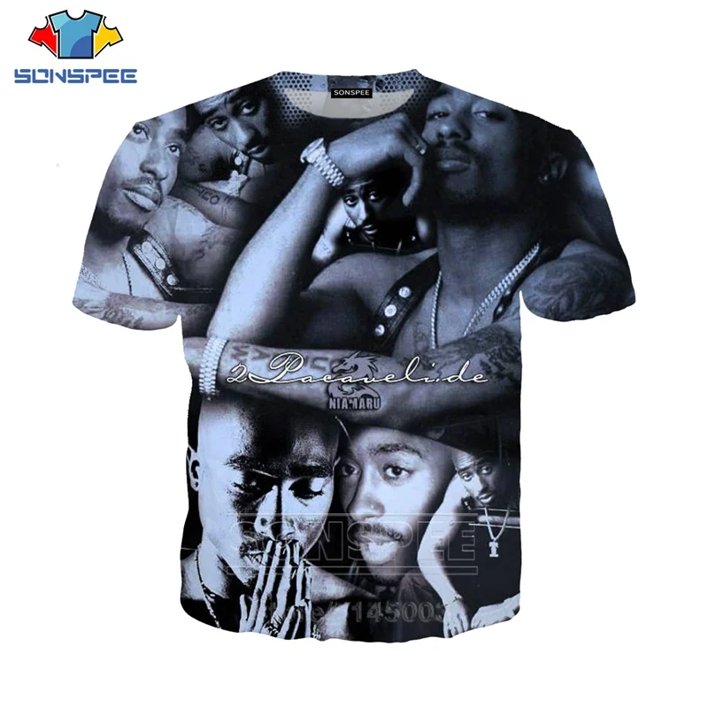 2Pac футболка Летняя мода для мужчин женщин толстовка 3D принт Рэппер короткий рукав хип хоп Уличная Топы пуловер с круглым вырезом C039-03 - Цвет: 16