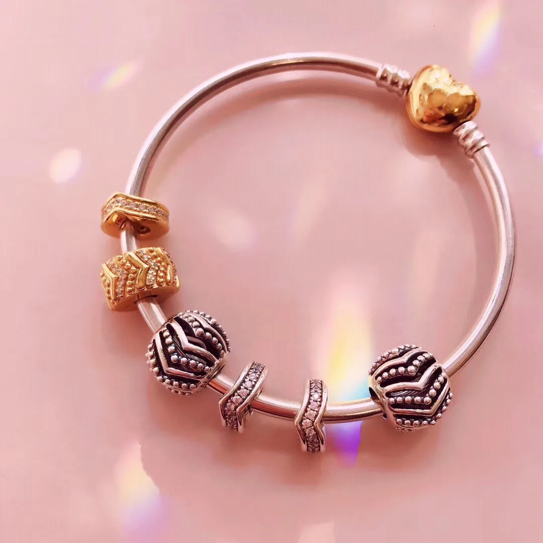 

High Quality 1:1 100% 925 Sterling Silver Geographical Bracelet Free Freight