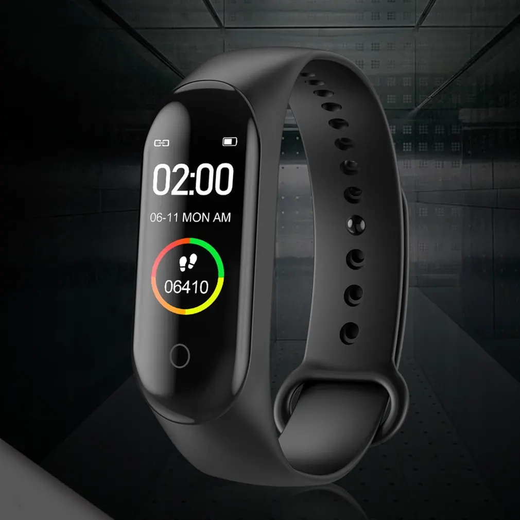 

M4 Smart band 4 Fitness Tracker Watch Sport bracelet Heart Rate Blood Pressure Smartband Monitor Health Wristbands PK mi band 4