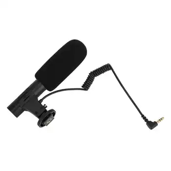 

Shoot XTGP451 MIC-05 Portable Lightweight Strong Compatibility SLR Camera DV Stereo Microphone for Camcorder Interview