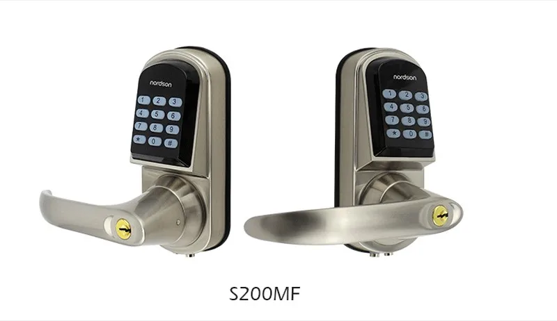 Nordson умный дверной замок Bluetooth Простая установка контроля доступа цифровая клавиатура пароль RFID замок дома для квартиры офиса