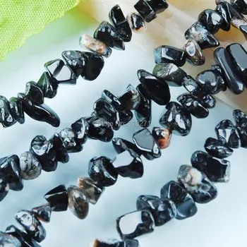 

WOJIAER 2pcs/lot Fashion Jewelry 4~8MM Chips Gem Stone Loose Beads Strand 35 Inches PG3012