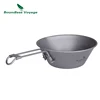 Boundless Voyage 300ml 450ml Titanium Bowls with Folding Handle Outdoor Camping Picnic Portable Tableware Rice Bowl ► Photo 2/6