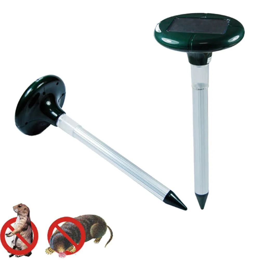 New Hot Sell Outdoor Garden Solar Energy Mouse Gopher Ultrasonic Mouse Rat Pest Repeller