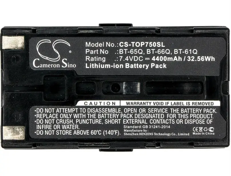Cameron sino 4400 мА/ч, батарея для TOPCON FC100 FC-100 FC-120 FC-200 FC2000 FC-2000 FC-2200 FC-2500 полевой контроллер FC100