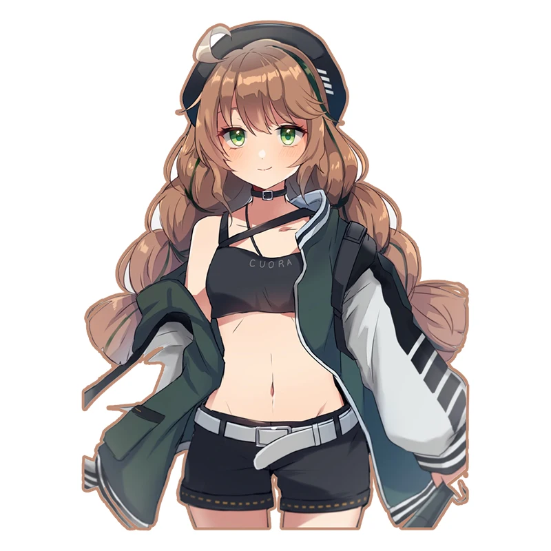 

D144 # Anime Cartoon Cute Girl Self-adhesive Car Sticker Vinyl Decal Waterproof for Motorcycle Bumper Laptop Car Window Door