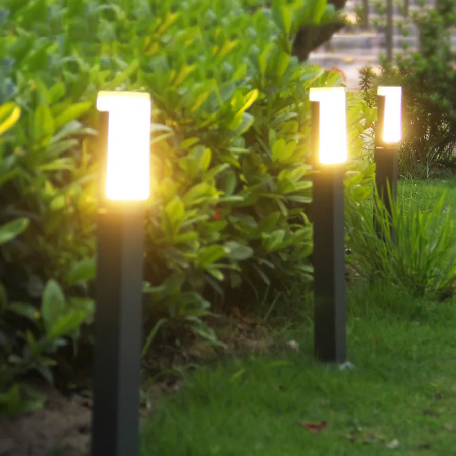 Thrisdar 30 см, 40 см, 60 см лужайка во дворе лампа Акриловая вилла садовая Колонка лампы для открытого ландшафта парк дорожка газонная лампа