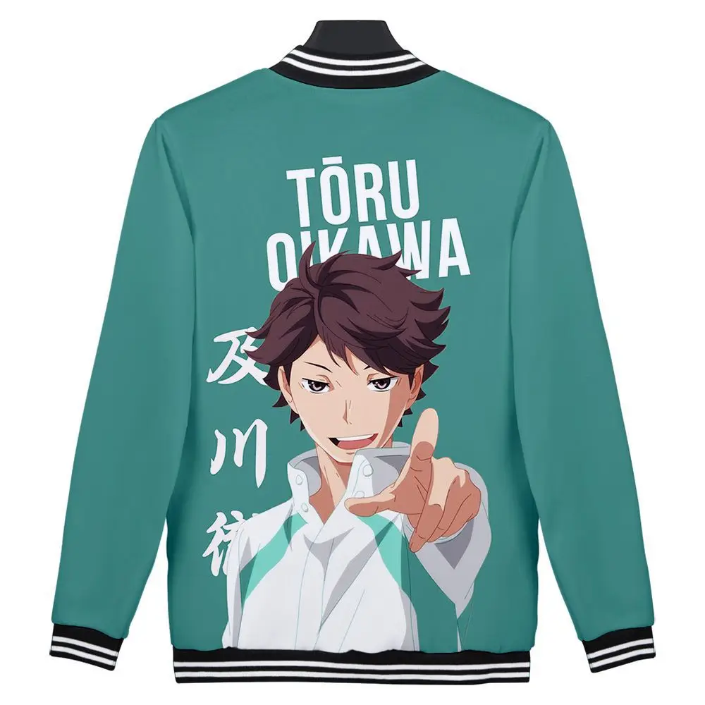 Мужской спортивный костюм Aoba Johsai повседневный Haikyuu Cosplay Костюм с 3d-рисунком из