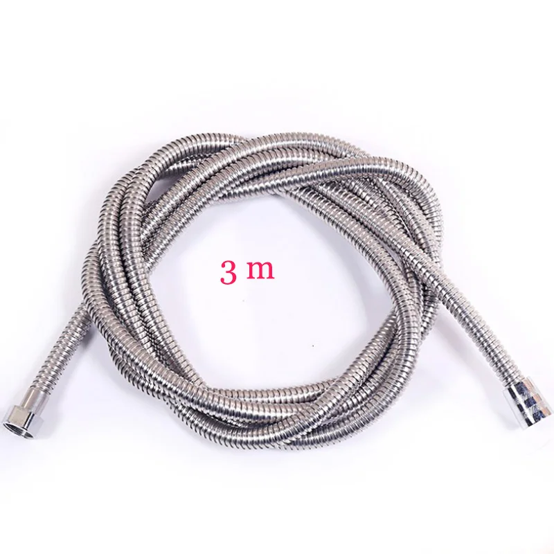 3m Shower Hose Душевой шланг, фитинг, аксессуары для ванной комнаты, держатель для душа, водопровод для ванны, насадка для душа из нержавеющей стали, шланг - Цвет: 3m Shower Hose