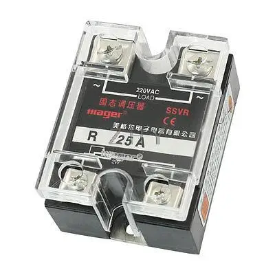 

AC220V 25A 2W 470-560K Ohm Single Phase SSVR Solid State Relay Voltage Regulator