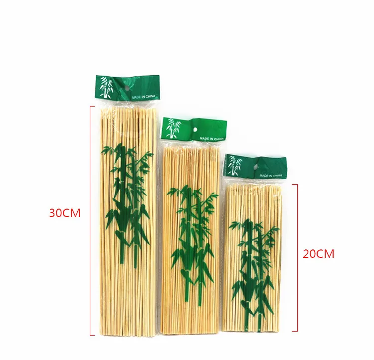 90 шт. бамбуковые одноразовые палочки для барбекю из натурального дерева вечерние