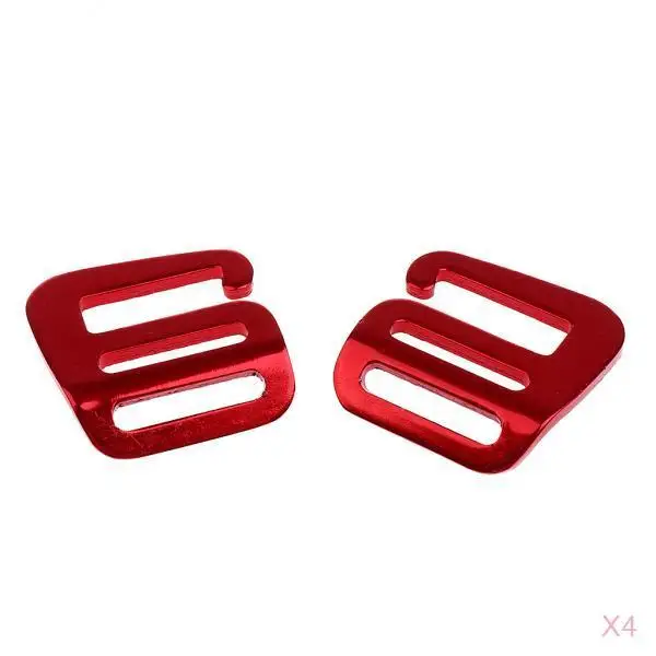 8 Pack 1'' G Hook Webbing Buckle Backpack Strap Fasten Belt Clip Durable Hardware