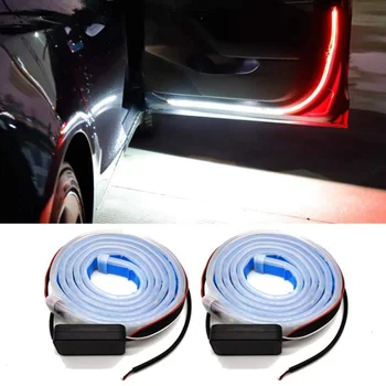 

LED Door Warning Light LED Interior Lamp Door LED Strip Decoration Anti-Rear Light High Brightness Low Power Consumption 2 PCS