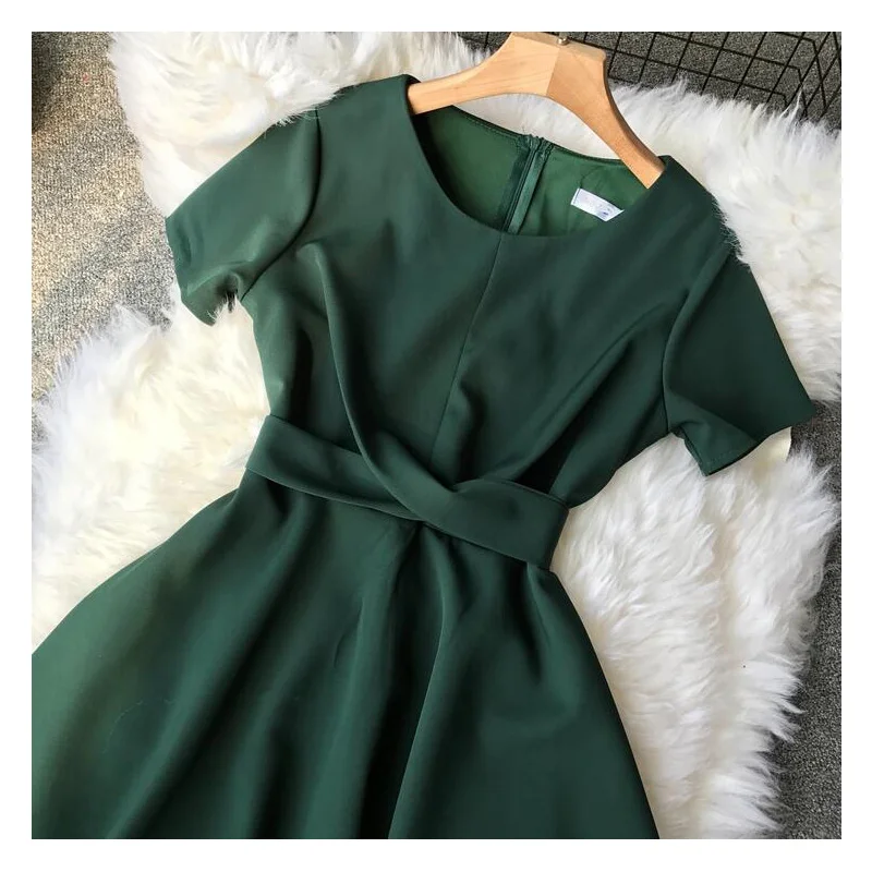 2020 Women V-neck Sexy Dress New Elegant Short Up Bandage Strap Hollow Out Zipper Tassels HH121 | Женская одежда