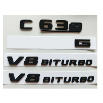 

All Matt Black C63s for AMG V8 BITURBO Emblems Emblem for W205 C205