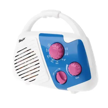 

Waterproof AA Battery AM FM Radio Shower Radio With Speaker for Bathroom