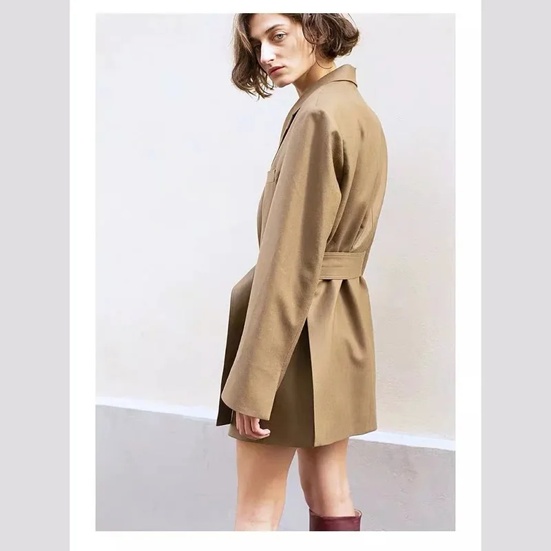 england vintage boyfriend oversize sashes blazer feminino blazer women blazer mujer women blazers and jackets tops