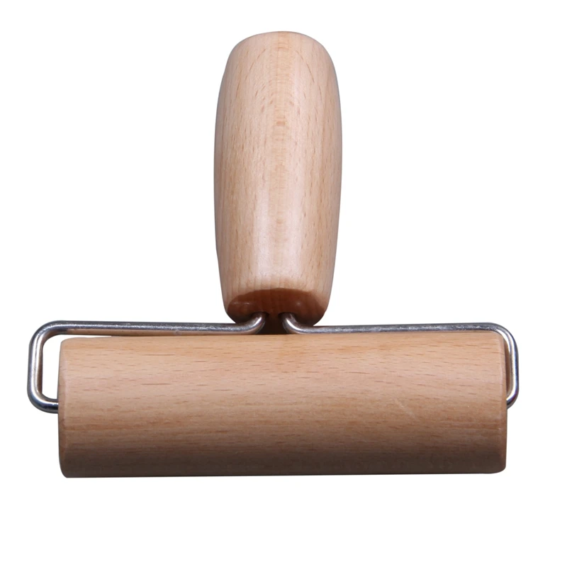 Wooden Rolling Pins for Baking Non Stick Wood Dough Roller for Kids, Suitable for Smaller Hands, Easy to Handle, Eco-friendly an