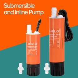 Pompe linéaire submersible 12v cc, pompe à huile pour RV, pompe à eau, booster, pompe de rinçage 