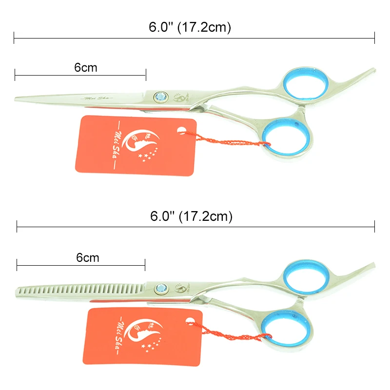 Meisha 6 дюймов ножницы для волос набор Парикмахерские ножницы для резки и истончения Парикмахерские ножницы парикмахерские инструменты для укладки HA0107