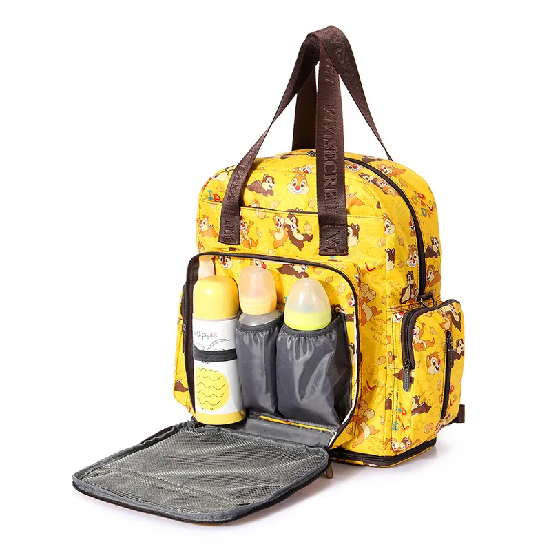 

New Style Printed Diaper Bag Korean-style Stripes MOTHER'S Bag Multi-functional Car Hanging Backpack Diaper Bag Hot Sales