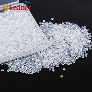 

Alileader Top Selling Transparent White Yellow Italian Keratin Hot Pot Glue 20g 50g 100g/Bag Hair Extension Keratin Glue