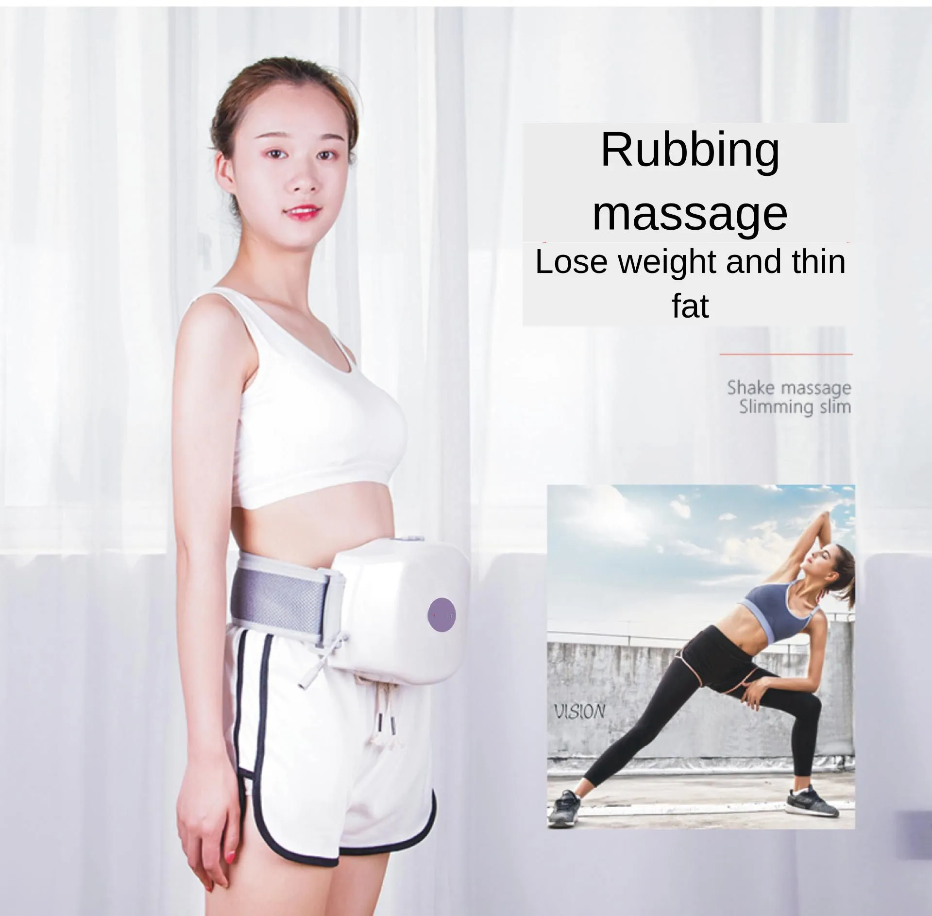 

Electric Heated Abdominal Kneading Massager Slimming Weight Loss Hot Compress Physiotherapy Promote Gastrointestinal Motility