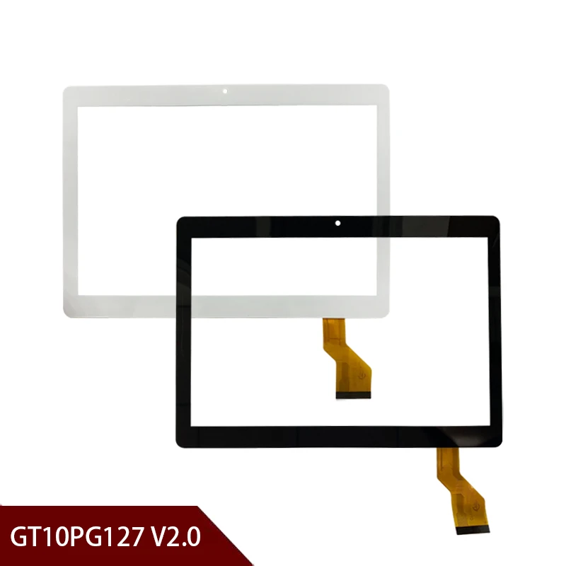 

100% New A+ White or black 10.1'' inch Tablet Digitizer Glass GT10PG127 V2.0 Tablet Touch screen panel Free Shipping