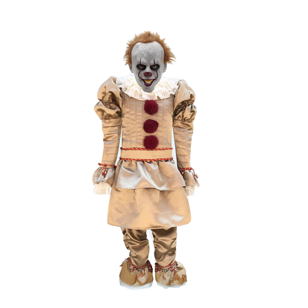 Дети Джокер Pennywise маска для косплея Стивен Кинг это вторая часть 2 ужасов клоун Хэллоуин вечерние поставки