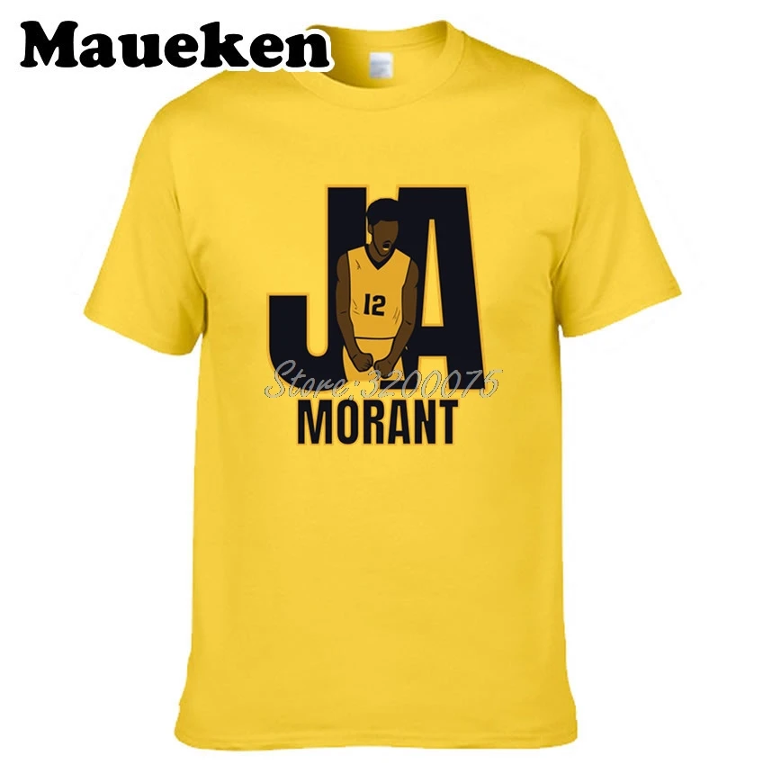 Мужская футболка Ja Morant 12 одежда футболка мужская футболка для фанатов Memphis футболка с круглым вырезом W19101922 - Цвет: 6