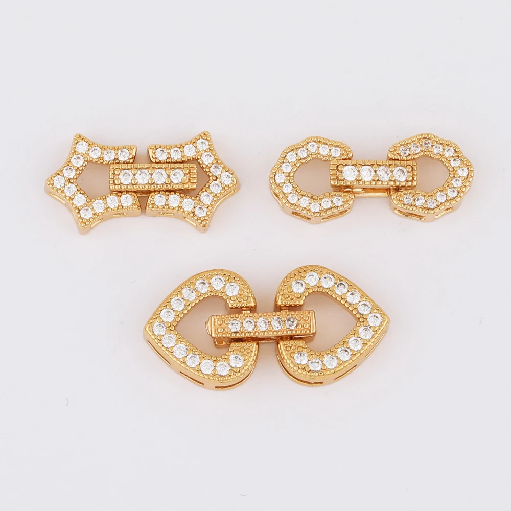 

WHSOK 20Pcs CZ Charms/Jewelry Accessories/DIY Making/Bracelet Connectors/Hand Made/Geometry Shape/Jewelry Findings & Components