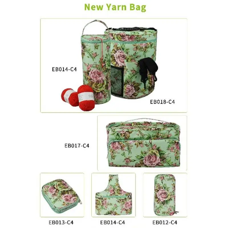 Шерстяная пряжа для вязания сумка для вязания крючком швейная игла органайзер для хранения(S ведро) DIY ремесло органайзер для хранения ниток