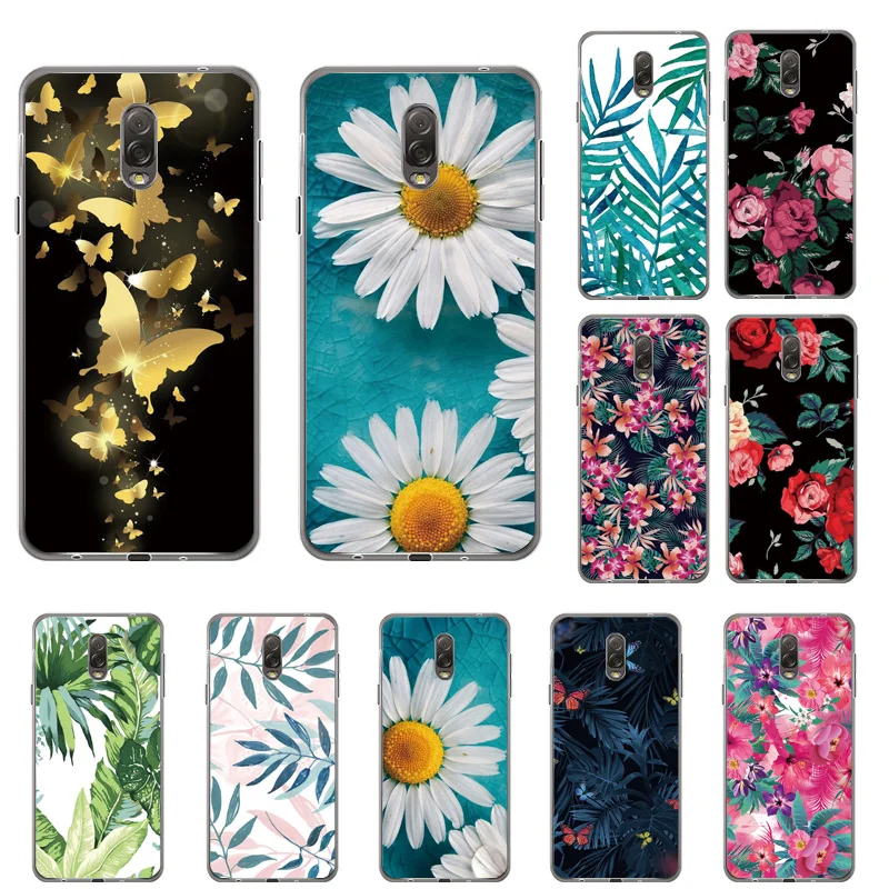 

Plant, flower and butterfly soft silicone case for Samsung Galaxy A71 A51 A10E A80 A70 A50 A90 A20 A40 A8s A9 A30 A60 A10 cover