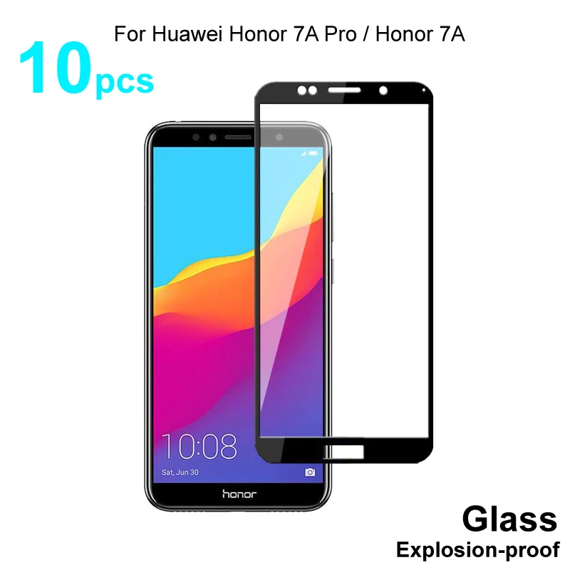 Для Huawei Honor 7A Pro / полное покрытие закаленное стекло Защита экрана Защитное для
